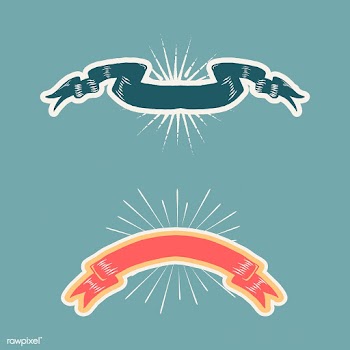 Blank ribbon banners | Free stock vector - 581814