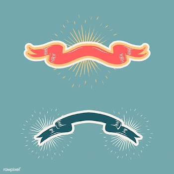 Blank ribbon banners | Free stock vector - 581821