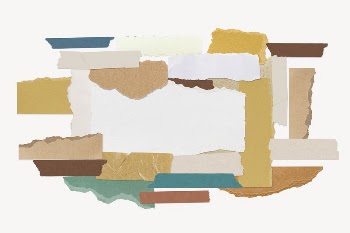 Blank scrap papers collage element, | Free PSD - rawpixel