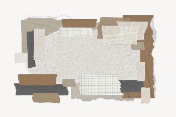 Blank scrap papers collage element, | Free PSD - rawpixel