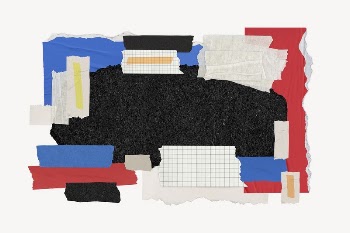 Blank scrap papers collage element | Free PSD - rawpixel