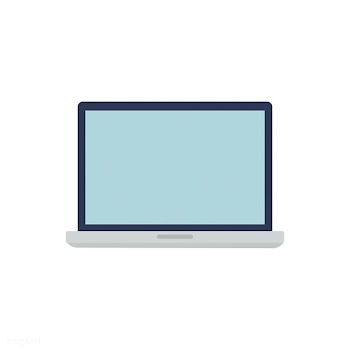 Blank screen laptop graphic illustration | Free stock vector - 429475