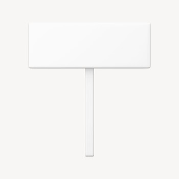 Blank sign mockup, 3D rendered | Free PSD Mockup - rawpixel