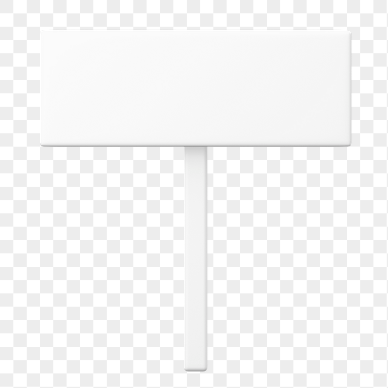 Blank sign png mockup, transparent | Free PNG Mockup - rawpixel