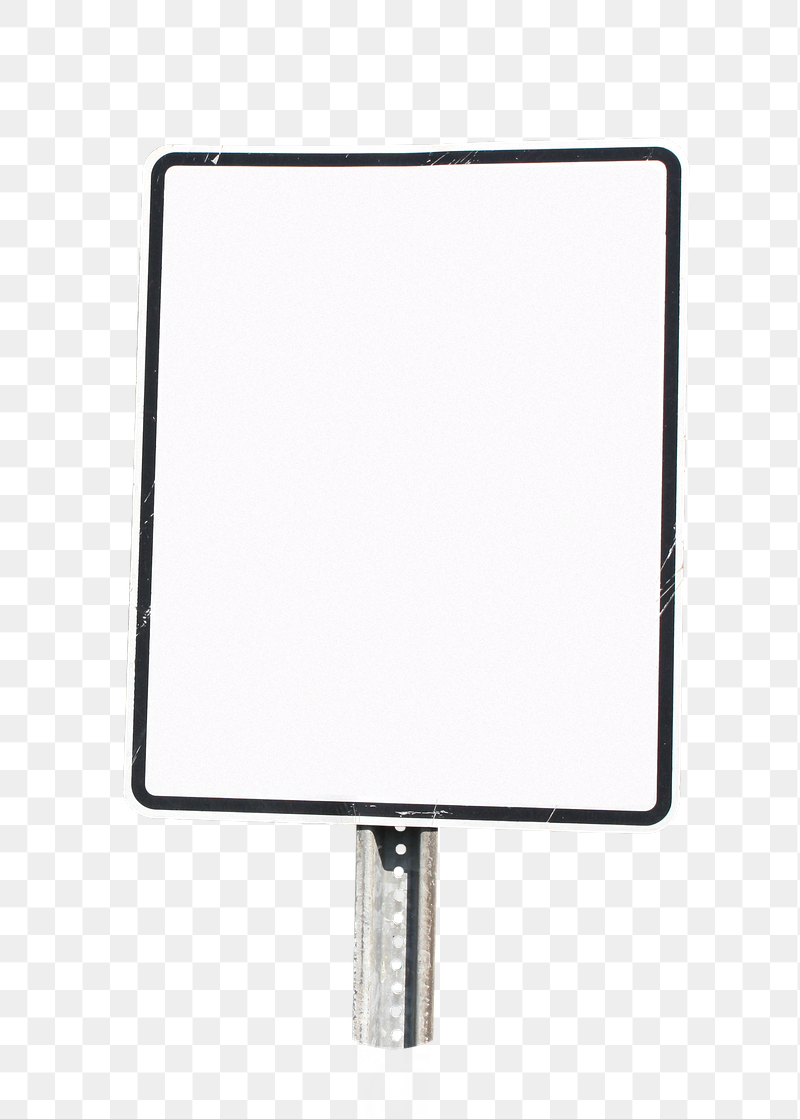 Blank sign png sticker, transparent | Free PNG - rawpixel