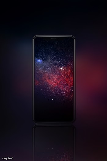 Blank smartphone screen mockup design