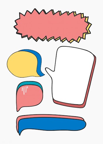 Blank speech bubble set | Free stock vector - 841851