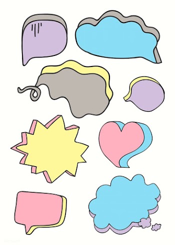 Blank speech bubble set | Free stock vector - 841855
