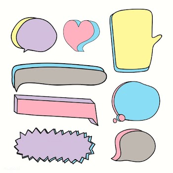 Blank speech bubble set | Free stock vector - 841856