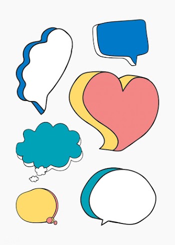 Blank speech bubble set | Free stock vector - 841862