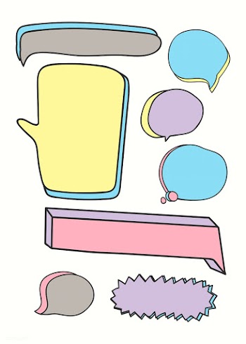Blank speech bubble set | Free stock vector - 841870