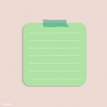 Blank square green reminder note vector | Free stock vector - 524909