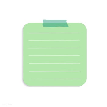 Blank square green reminder note vector | Free stock vector - 524918