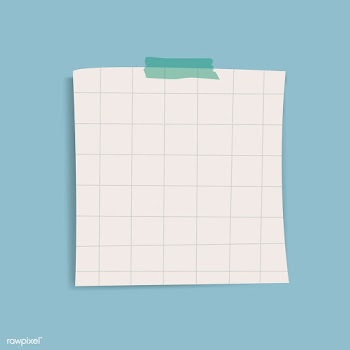 Blank square grid reminder note vector | Free stock vector - 524894