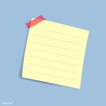 Blank square yellow reminder note vector | Free stock vector - 524968