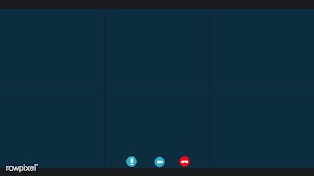 Blank video conference blue screen  | Free  illustration - 2333657