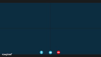 Blank video conference blue screen  | Free  illustration - 2333659