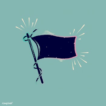 Blank vintage flag | Free stock vector - 581819