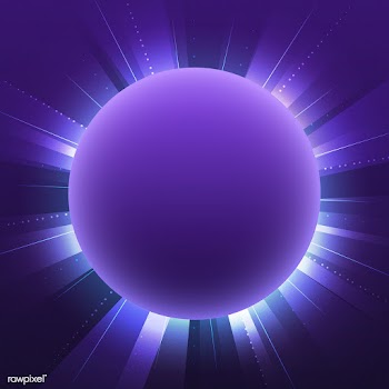 Blank violet circle neon signboard vector | Free stock vector - 535205