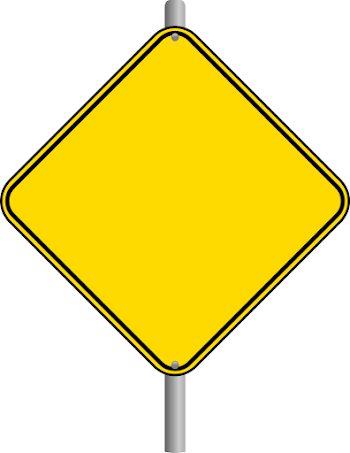 blank warning sign page | Travel themed party in 2019 ...