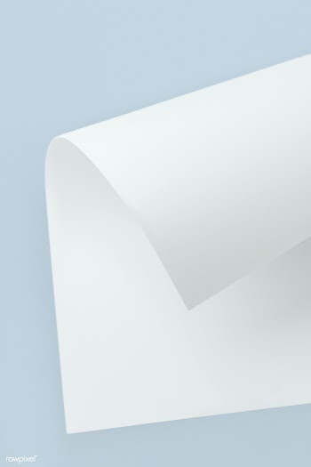 Blank white folded paper mockup on a bluish gray background | Free  psd mockup - 2357593