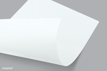Blank white folded paper mockup on a gray background | Free  psd mockup - 2357687