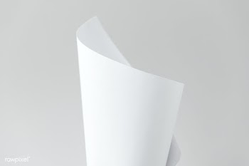 Blank white folded paper on a gray background | Free  photo - 2357774