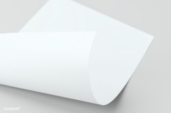 Blank white folded paper on a gray background | Free  photo - 2357775