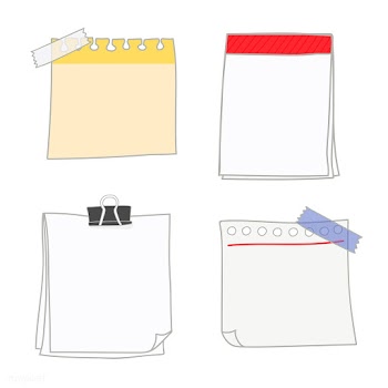 Blank writing paper collection | Free stock vector - 553803