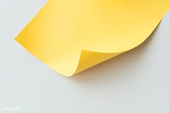 Blank yellow curled paper on a graybackground | Free  photo - 2357767