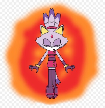 Blaze the Cat Artist Sonic the Hedgehog - atampt cartoon 
