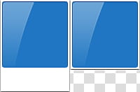 Bleach for Trillian Astra, blue and white instant camera frames transparent background PNG clipart