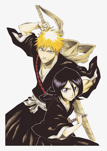 Bleach Png - Kurosaki Ichigo And Rukia PNG Image | Transparent PNG ...