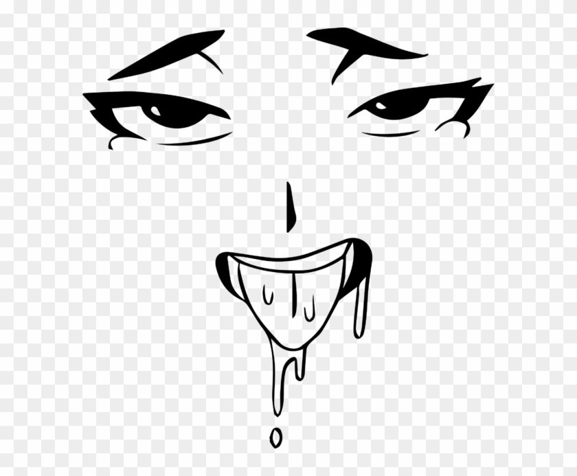 Bleed Area May Not Be Visible - Ahegao Face