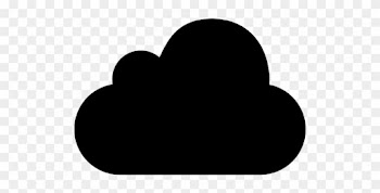 Blessing After A Meal - Cloud Icon Black Png