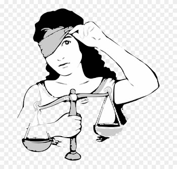 Blindfolded Injustice Justice Lady - Nature Law Of Cure