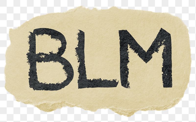 BLM png word sticker typography, | Free PNG - rawpixel