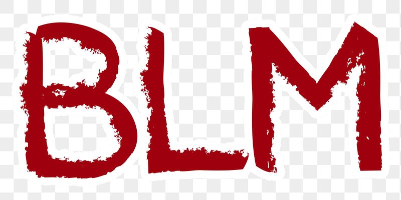 BLM png word sticker typography, | Free PNG - rawpixel
