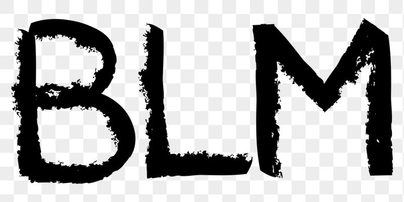 BLM png word sticker typography, | Free PNG - rawpixel