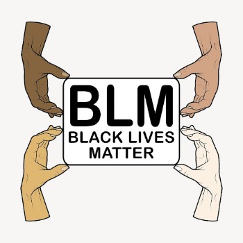 BLM typography clipart, equal rights | Free Photo - rawpixel