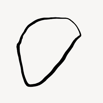Blob shape collage element, drawing | Free Photo - rawpixel