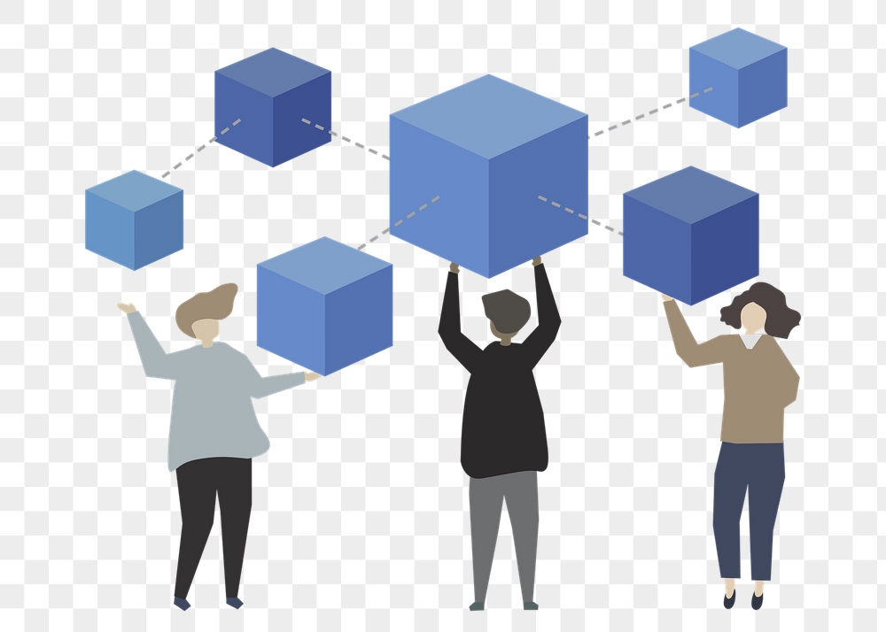 Block chain png, new technology | Free PNG - rawpixel