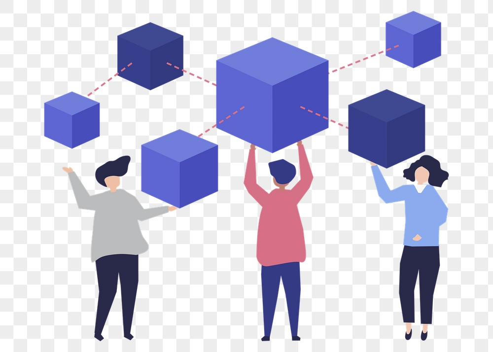 Block chain png, new technology | Free PNG - rawpixel