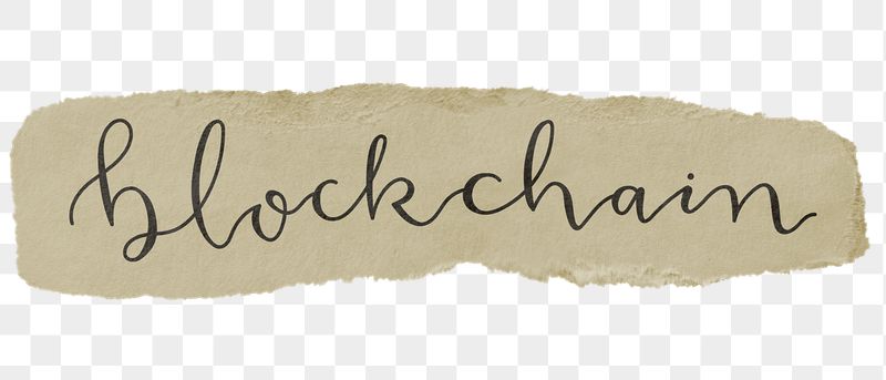 Blockchain png word sticker typography, | Free PNG - rawpixel