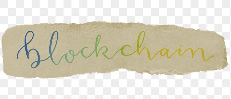 Blockchain png word sticker typography, | Free PNG - rawpixel