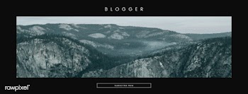 Blog header design template | Free stock vector - 575223