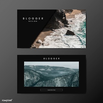 Blog header design templates | Free stock vector - 575166