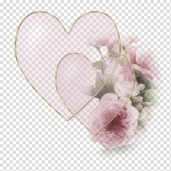 Blog Heart .de, gold heart transparent background PNG clipart