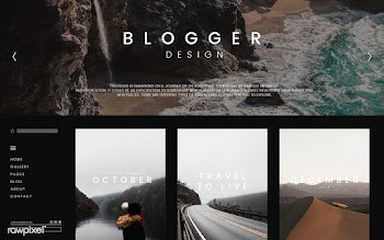 Blog main page template | Free stock vector - 575164