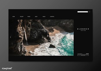 Blog main page template | Free stock vector - 575170